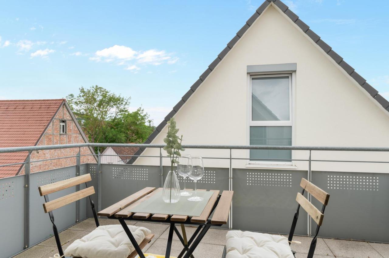 Design-apartment - Kueche - Balkon - Tiefgarage