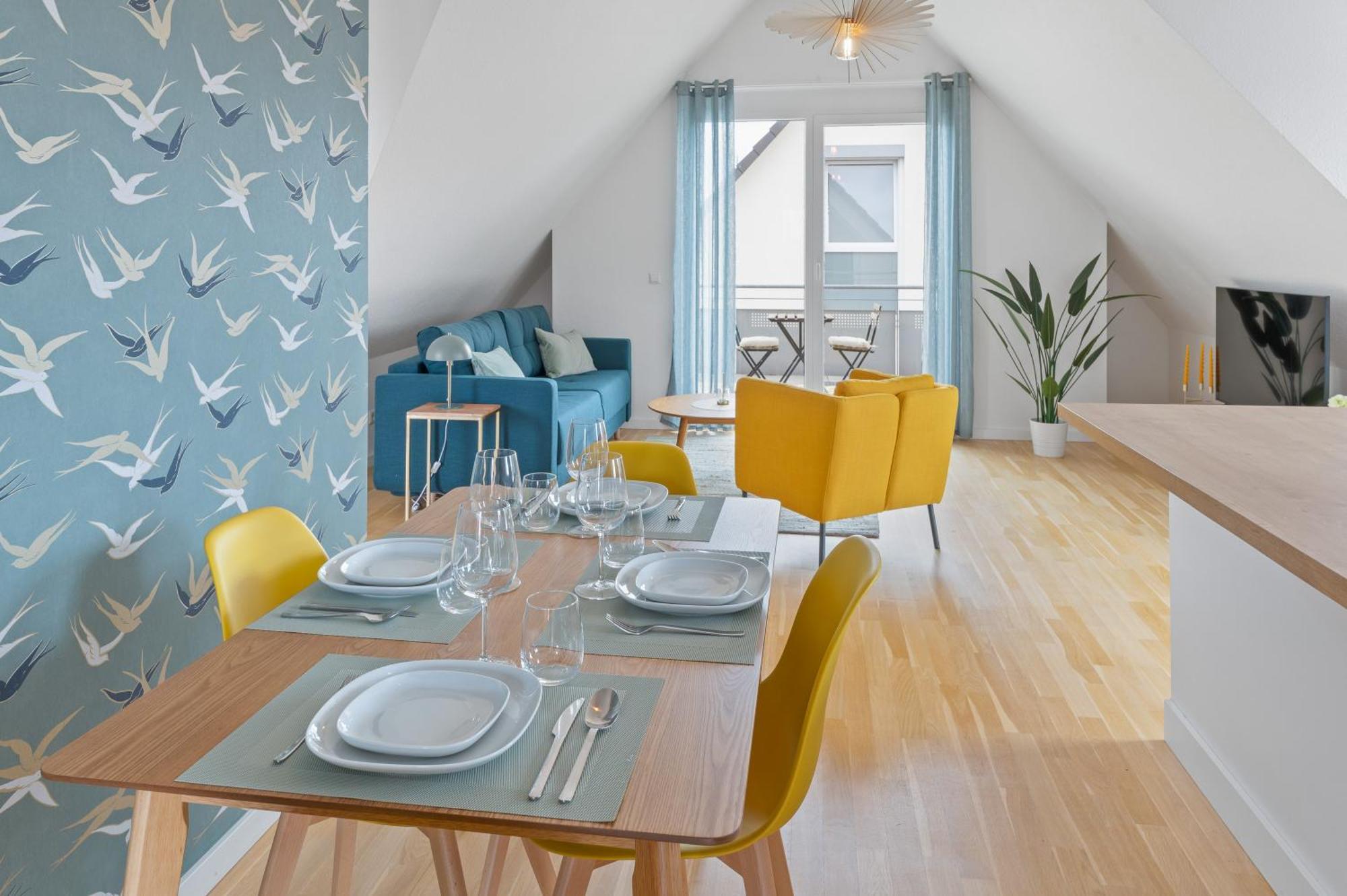 Design-apartment - Kueche - Balkon - Tiefgarage Lejlighed Leinfelden-Echterdingen